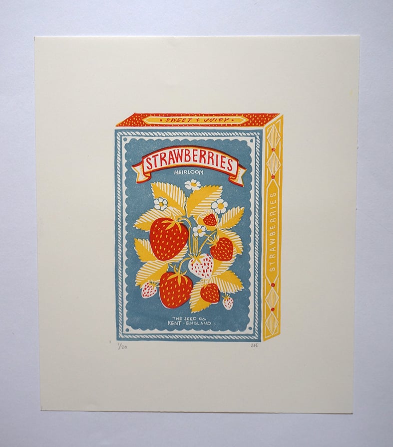 Image of June Print - Strawberries