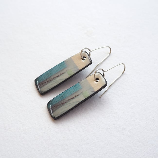 Elements Range - Mere Drop Porcelain Earrings