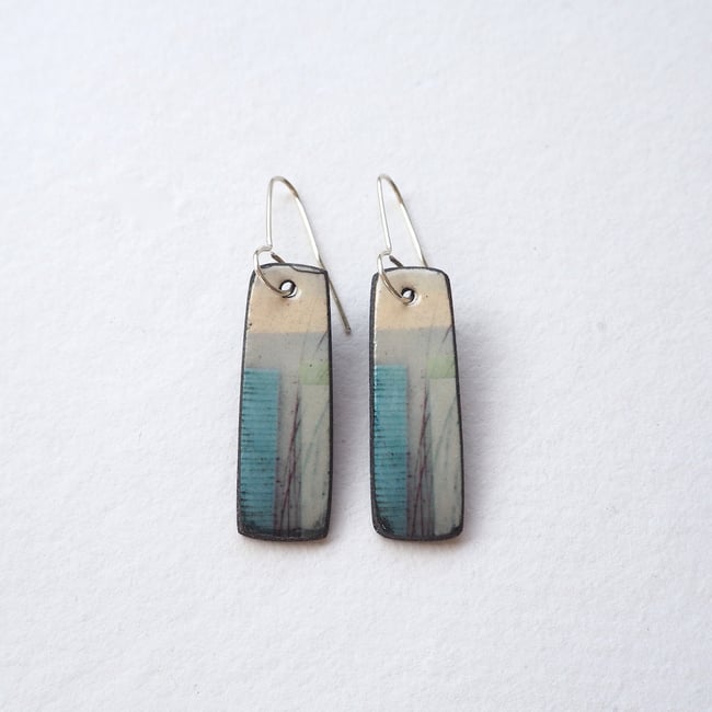 Elements Range - Mere Drop Porcelain Earrings