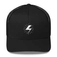 White Logo Trucker Cap