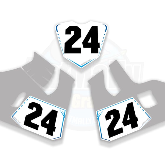 Image of Race Number Boards to fit Suzuki GSX-R 1000R 2017> Plus