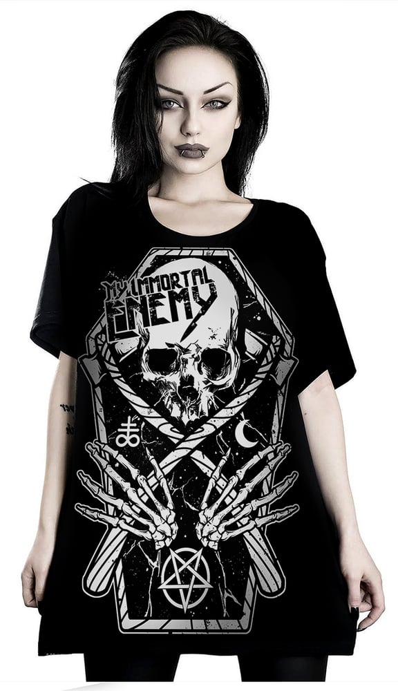 Image of COFFIN/SKULL T-SHIRT 
