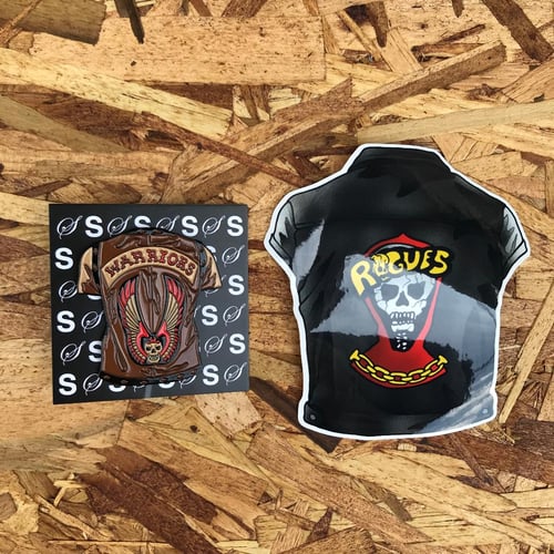 Image of Warriors Vest by Joshua Kelly (Pin & Rogues Vest Sticker)