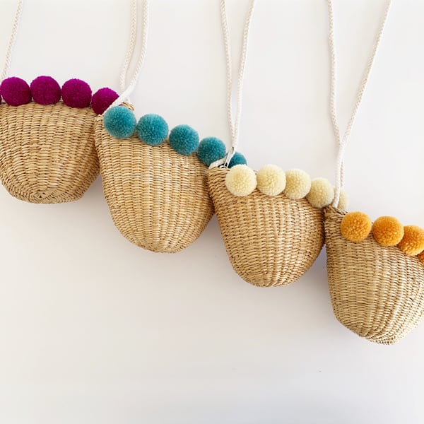 Image of Pom Purse - Jewel Tones 