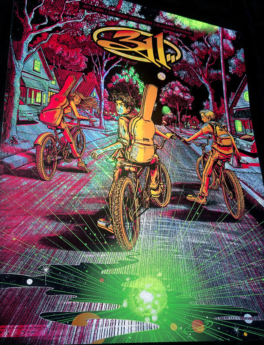 Image of 311 - Detroit, MI 2019 - "Cosmic Rays" HoloFoil Variant