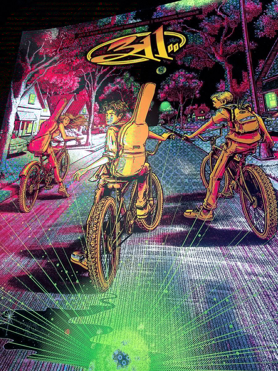 Image of 311 - Detroit, MI 2019 - "Circular Pyramids" HoloFoil Variant - AP