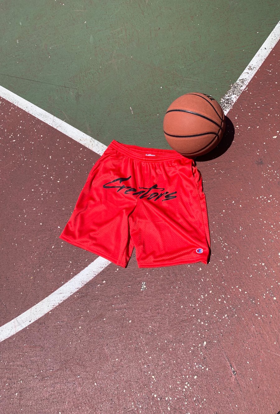 Image of Creators Court Shorts - Red