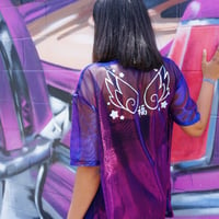 Image 1 of "Fuku" (Good Luck) Holographic wing shirt