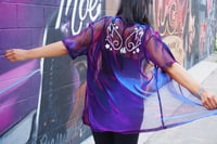 Image 2 of "Fuku" (Good Luck) Holographic wing shirt