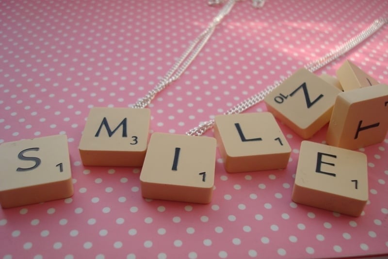 Image of Scrabble Necklace