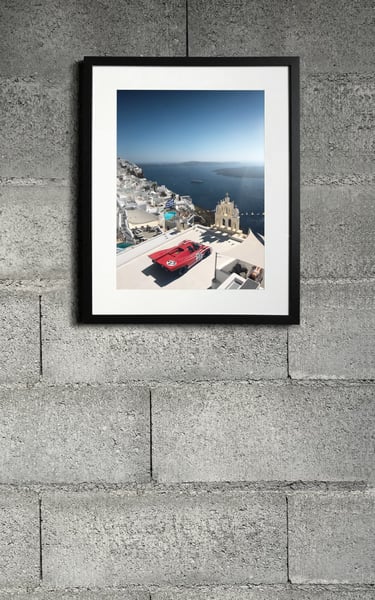 Image of Porsche 917 Santorini print 3