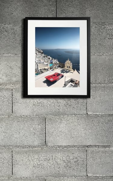 Image of Porsche 917 Santorini print 3