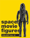 GENERIC SPACE MOVIE INACTION FIGURES