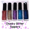 Chunky Glitter Toppers - 25% OFF