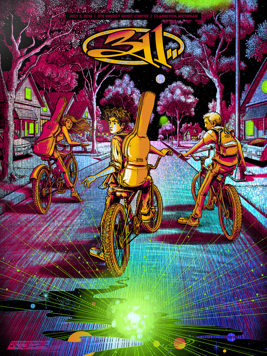 Image of 311 - Detroit, MI 2019 - "Tinsel Twilight" HoloFoil Variant