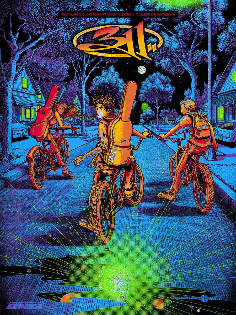 Image of 311 - Detroit, MI 2019 - "Strobe Dots" HoloFoil Variant