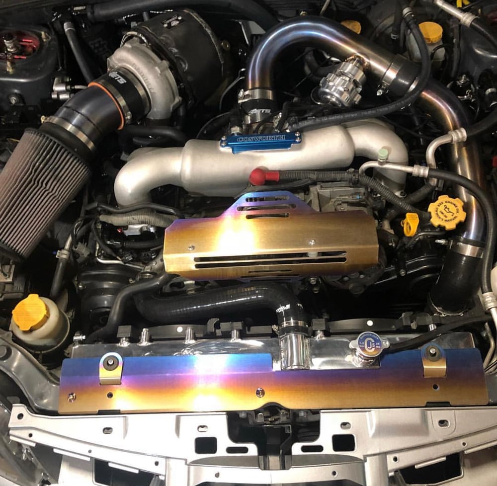 Titanium Cooling plate Subaru WRX/STI (radiator Shroud)