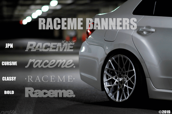 Image of RACEME BANNERS