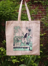 Image 1 of Cat Plant Tote 