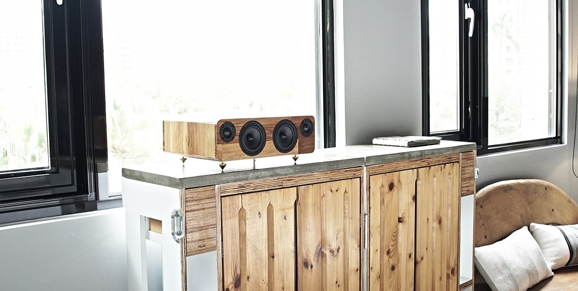 Minfort Audio — MIN660 Wooden Wireless Speakers