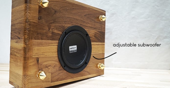 Wooden subwoofer best sale