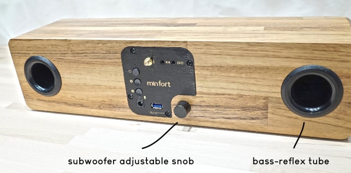 subwoofer wood