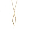 Gold long twig necklace 40 % off