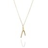 Gold small twig pendant 40% off