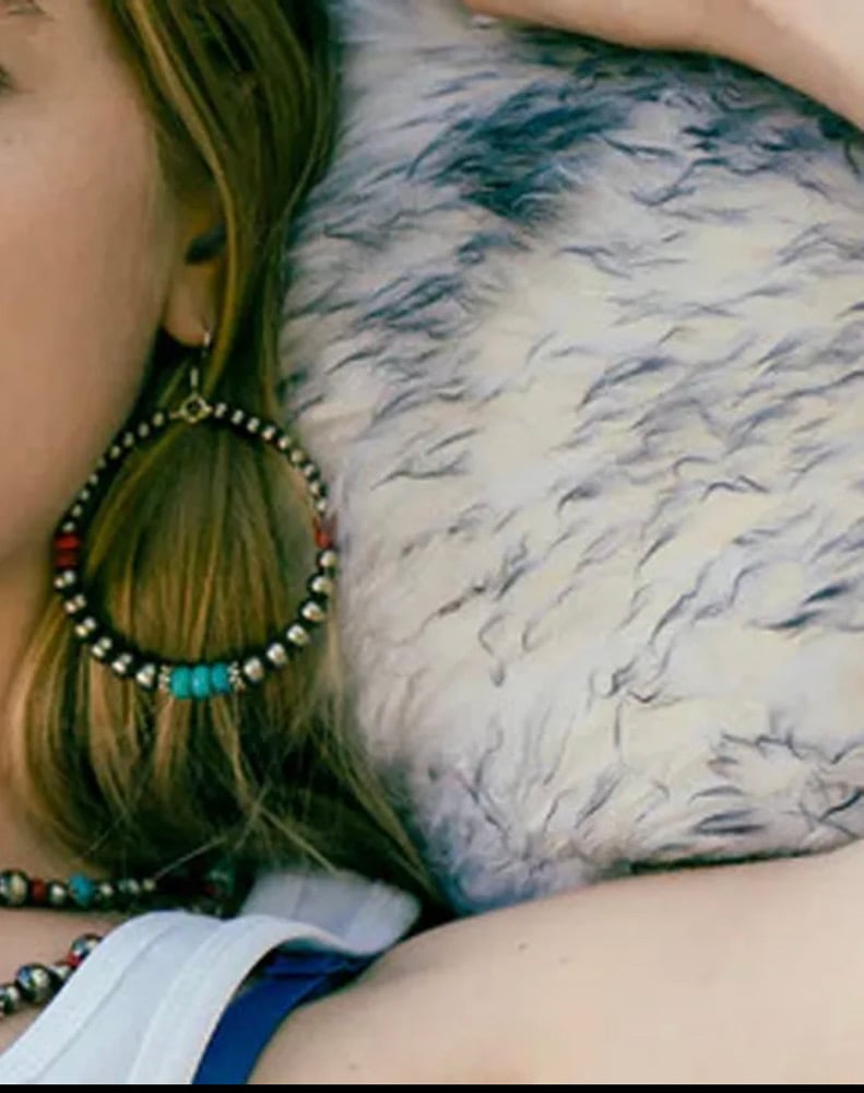Image of Punk around Handmade Sliver Fishhook Earrings 