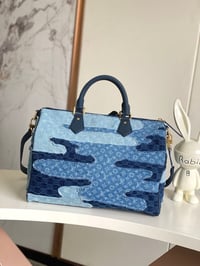 Image 6 of Patch Denim Speedy Bandoulière