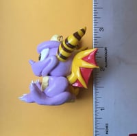 Image 4 of Purple Dragon Inspired Polymer Clay Charms