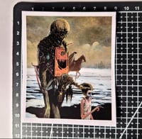 Image 2 of Zdzisław Beksiński Polish Dystopian Painter - "Untitled-Guide" Glossy Finish Sticker