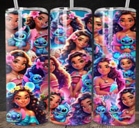 Stitch & Moana 20oz tumbler