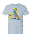  T shirt/ bird is the word