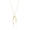 Medium gold twig necklace 40% off