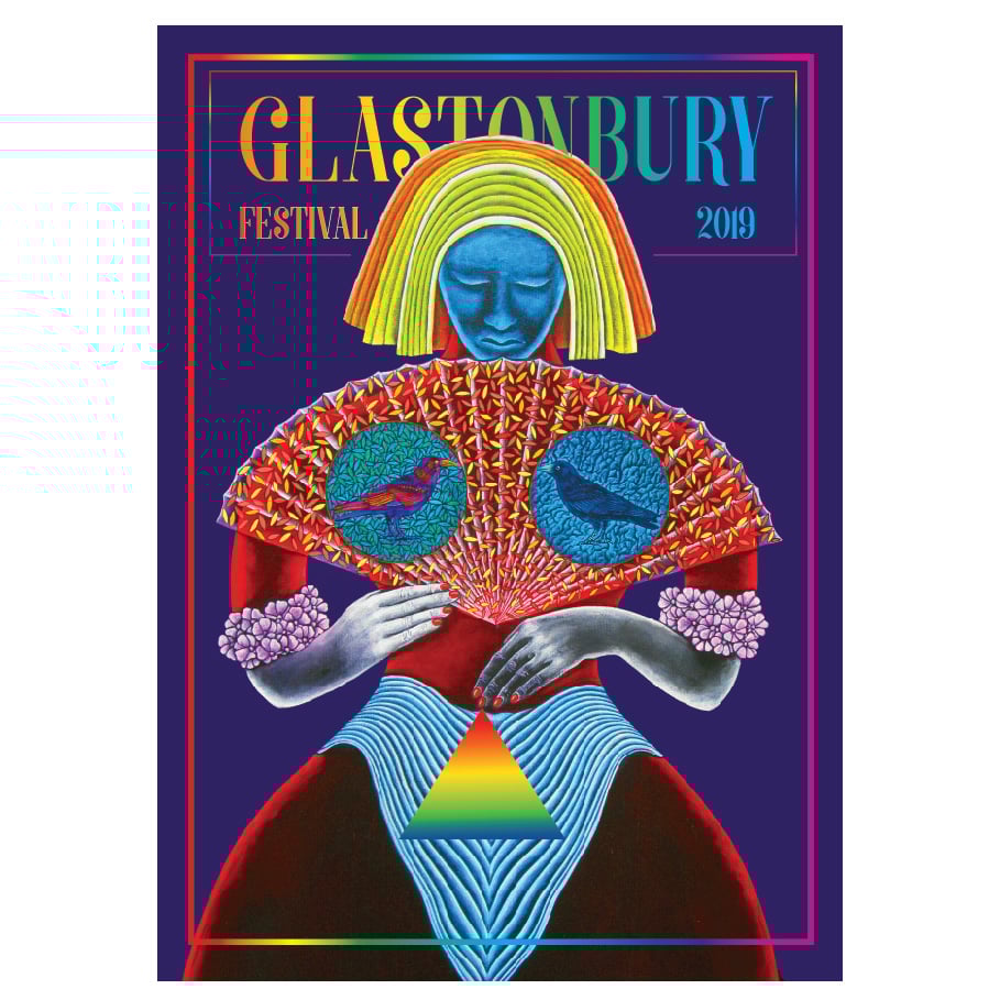 Image of Limited Edition Glastonbury Postcard | And Then The Birds Came 2019 