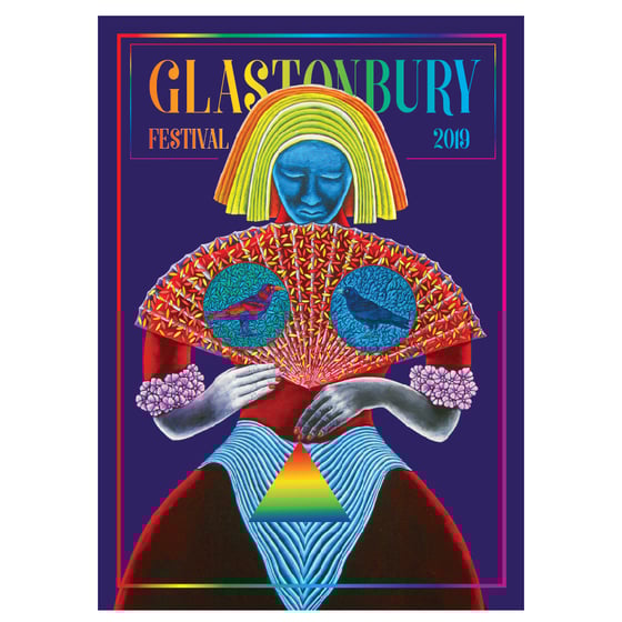 Image of Limited Edition Glastonbury Postcard | And Then The Birds Came 2019 
