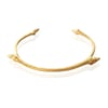 Gold open twig bangle 40% off
