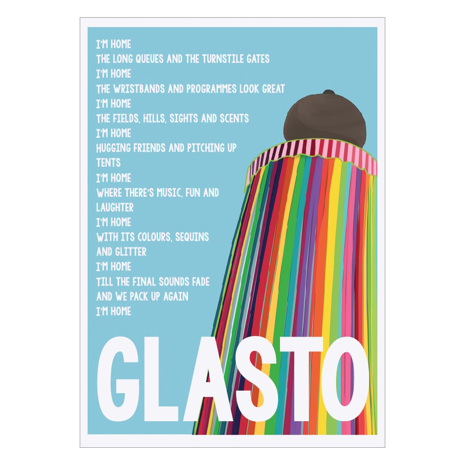 Image of Limited Edition Glastonbury Postcard | Home