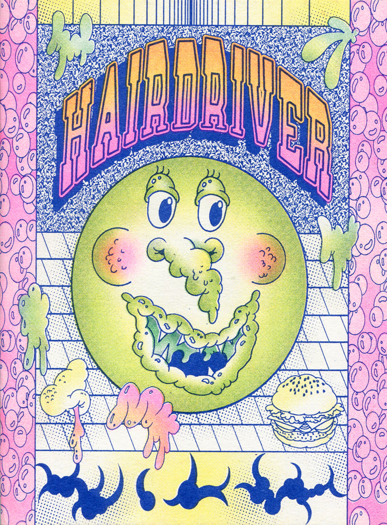 Image of HAIRDRIVER risograph book