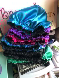 Image 2 of Satin Bonnets- Solid Colors