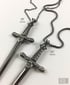 The Six of Swords Pendant Image 4