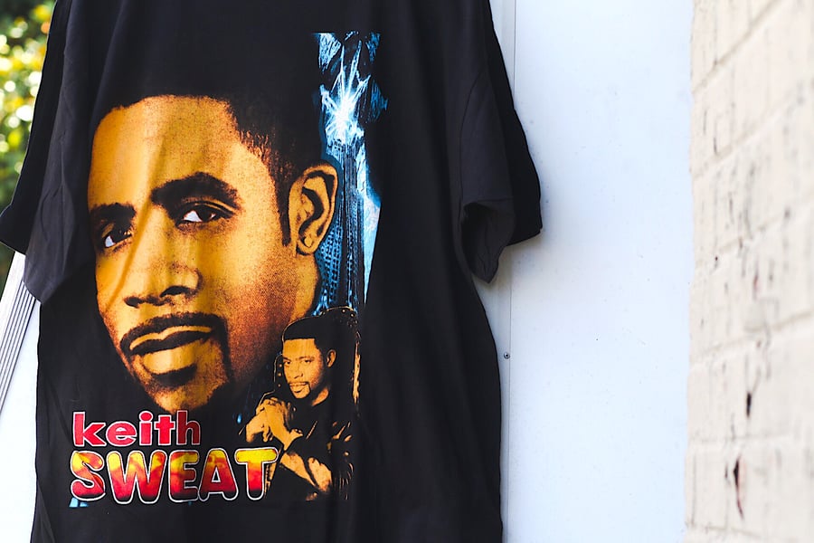 Image of Rare 1996 Vintage Bay Club "KEITH SWEAT- Twisted/Nobody" Rap Tee