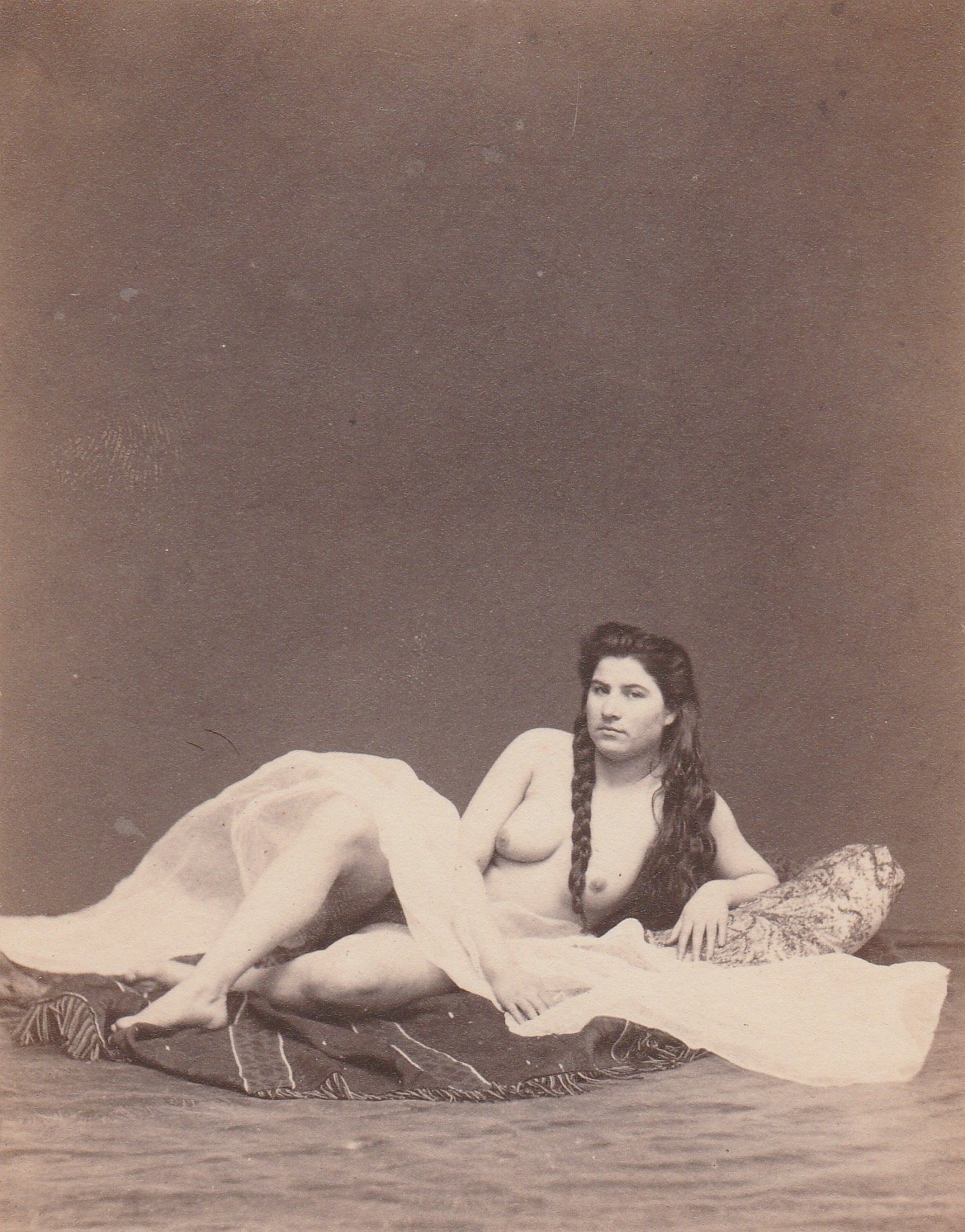 Image of Anonymous: female nude study, ca. 1875