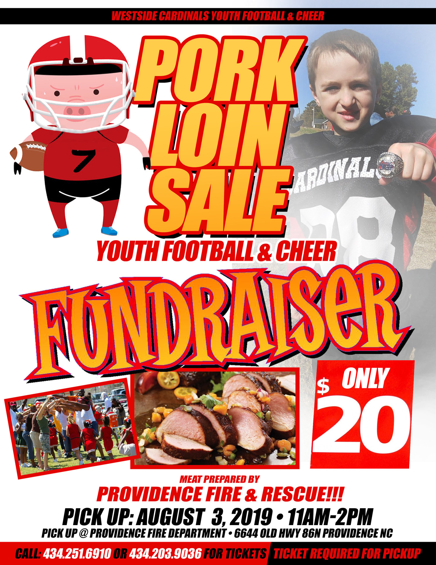 Image of 2019 Pork Loin Sale Ticket