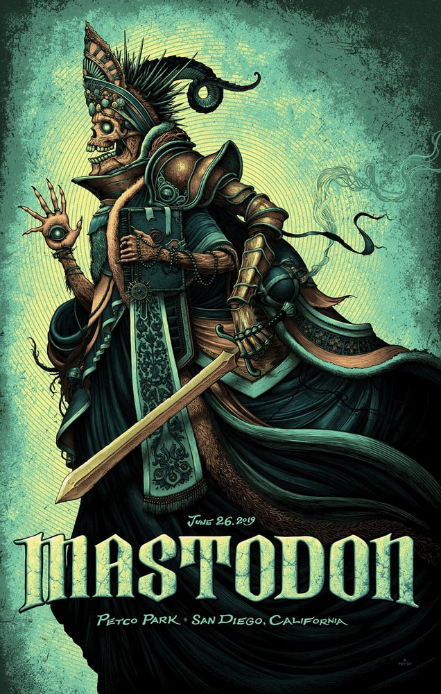 Image of Mastodon Gig Poster