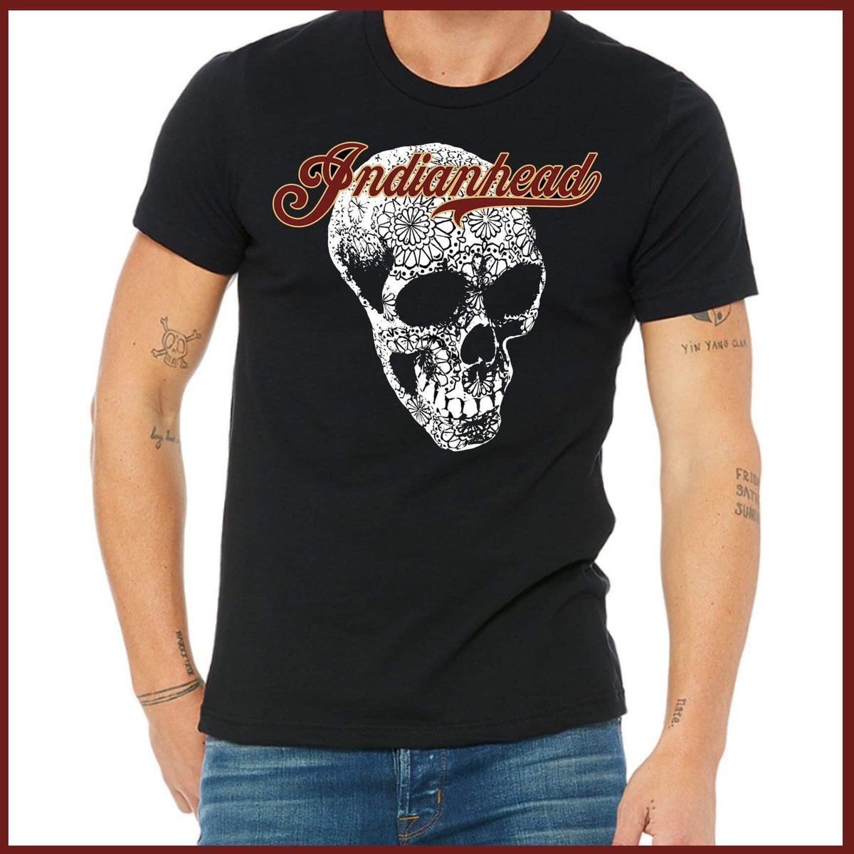 Image of Indianhead Black T shirt