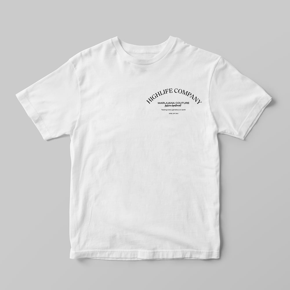 Image of MARIJUANA COUTURE White