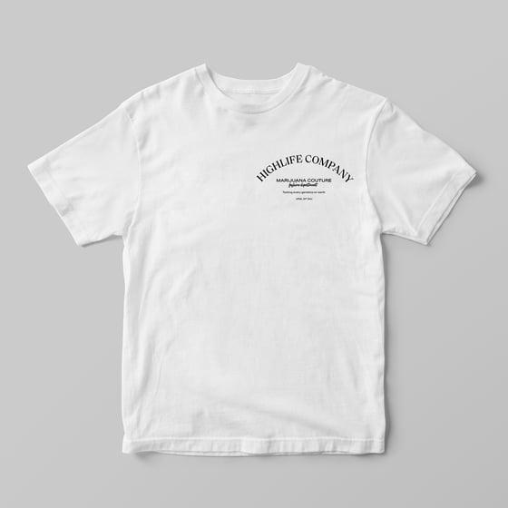 Image of MARIJUANA COUTURE White