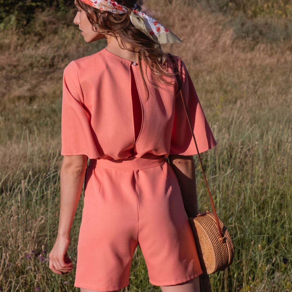 Image of Peach jumpsuit